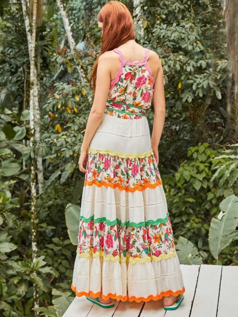 Farm Rio Rent Toucans Garden Maxi Dress - Picture 2 of 16